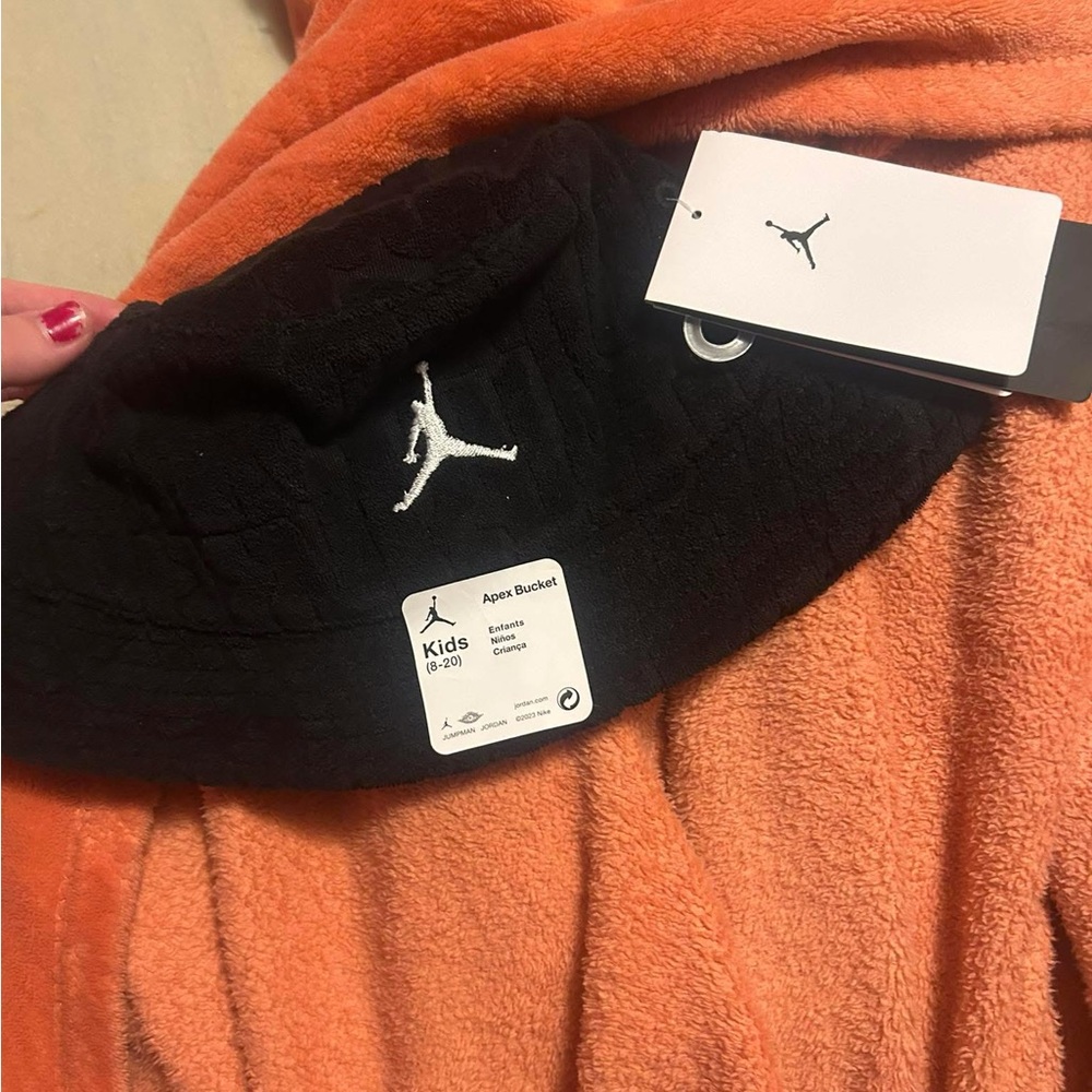 Jordan Black Bucket Hat for Kids